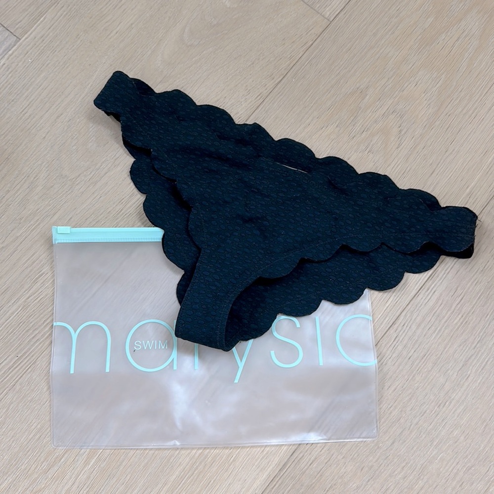 Marysia black Antibes bottoms size small